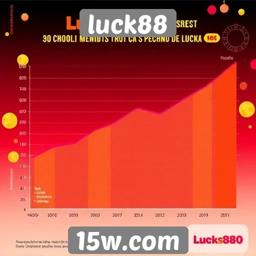 Estatísticas de crescimento da Luck88 em setores específicos