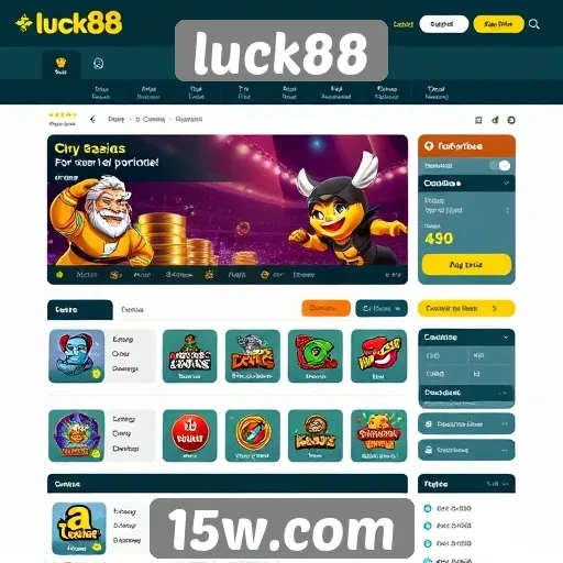 Facilidade de uso e navegação na interface luck88